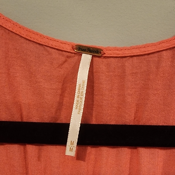 Free People Highland Flowy Linen Blend Top - Picture 4 of 4